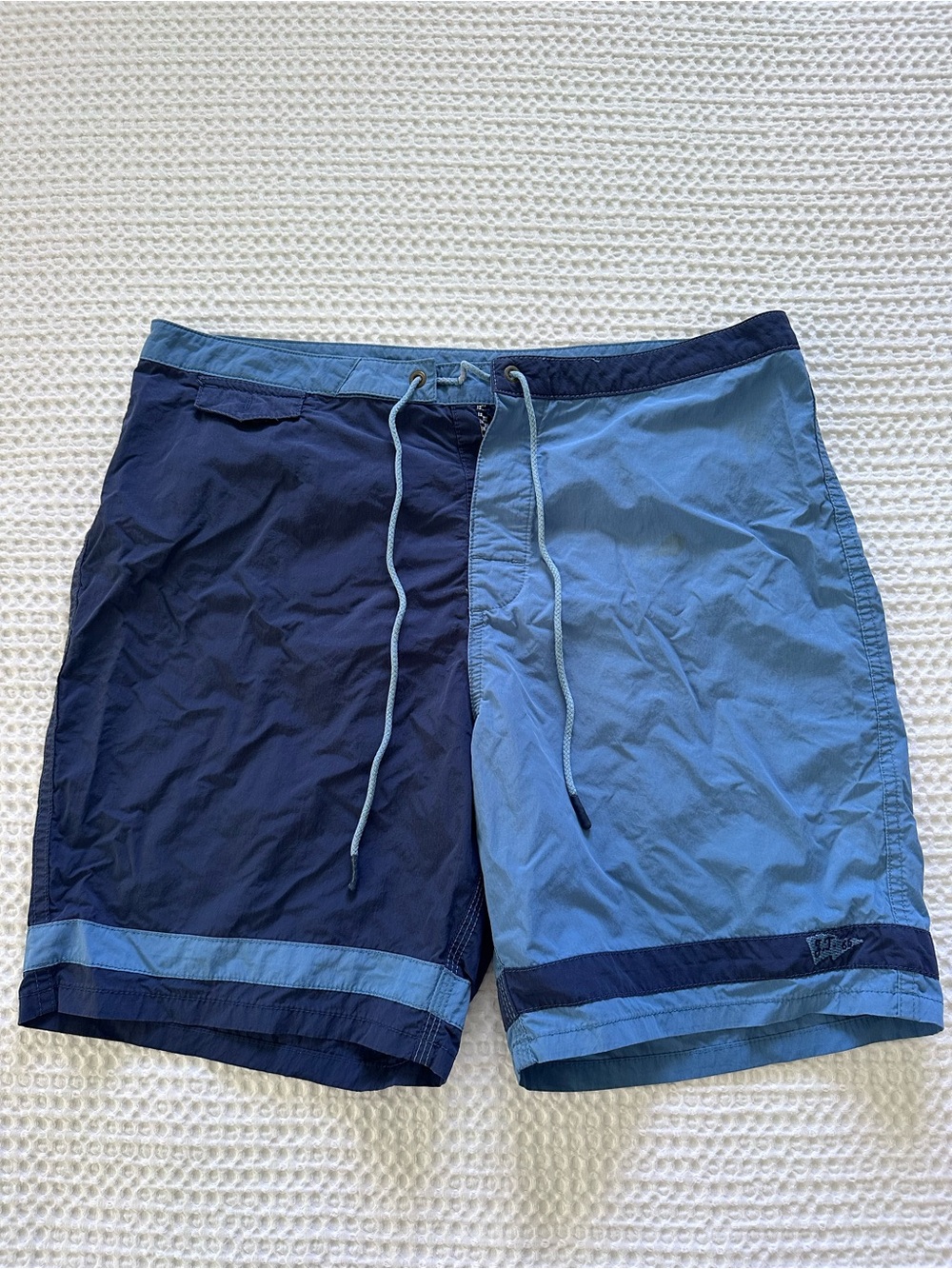 Vans Two-Tone Navy and Light Blue Men’s Swim Board Shorts